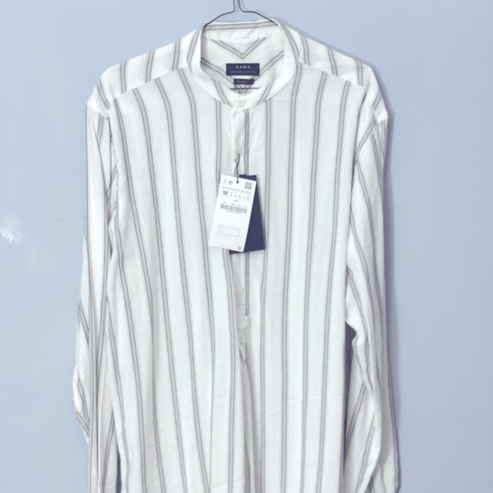 Zara Stripped Tunic Shirt